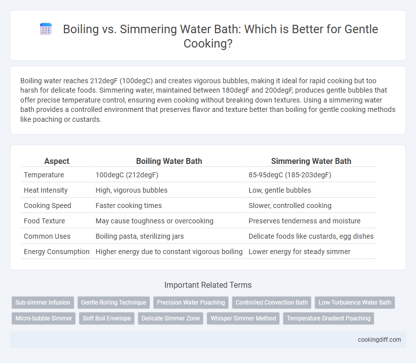 Boiling vs. Simmering Water Bath: Which is Better for Gentle Cooking?