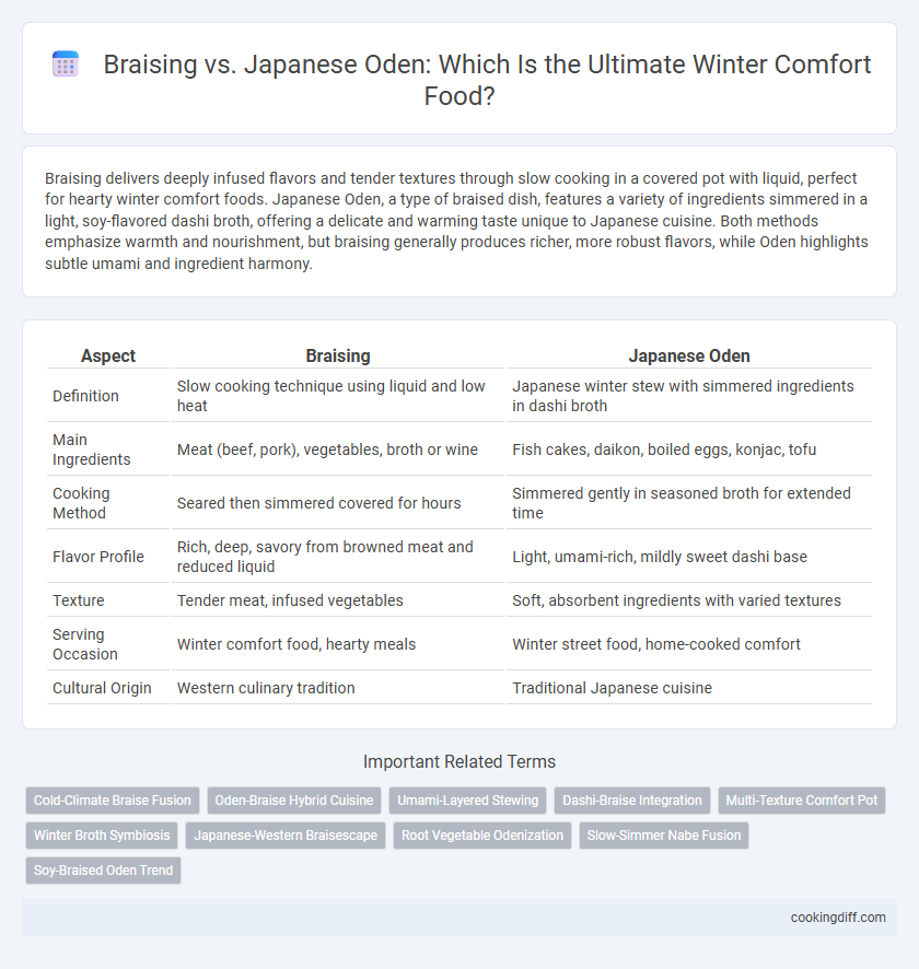 Braising vs. Japanese Oden: Which Is the Ultimate Winter Comfort Food?