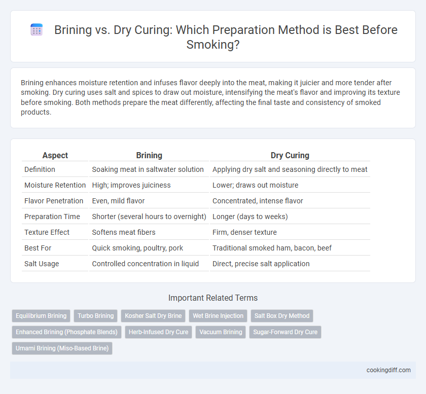 Brining vs. Dry Curing: Which Preparation Method is Best Before Smoking?
