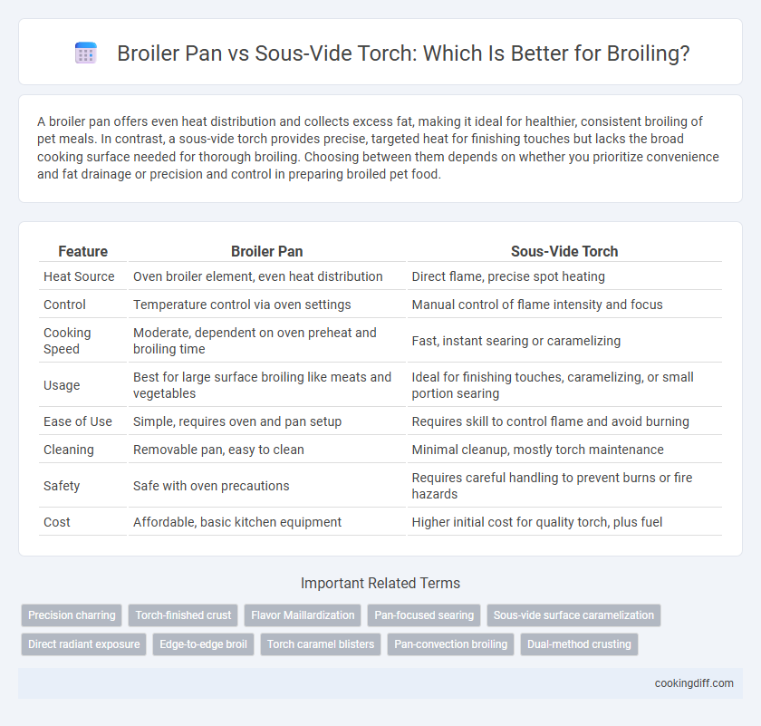 Broiler Pan vs Sous-Vide Torch: Which Is Better for Broiling?