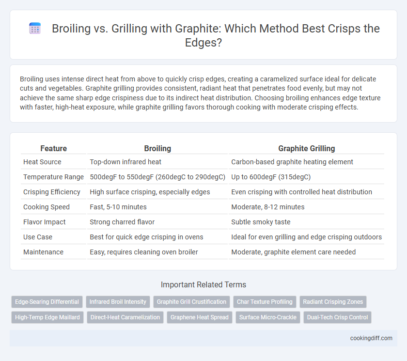 Broiling vs. Grilling with Graphite: Which Method Best Crisps the Edges?