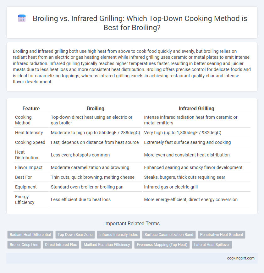 Broiling vs. Infrared Grilling: Which Top-Down Cooking Method is Best for Broiling?