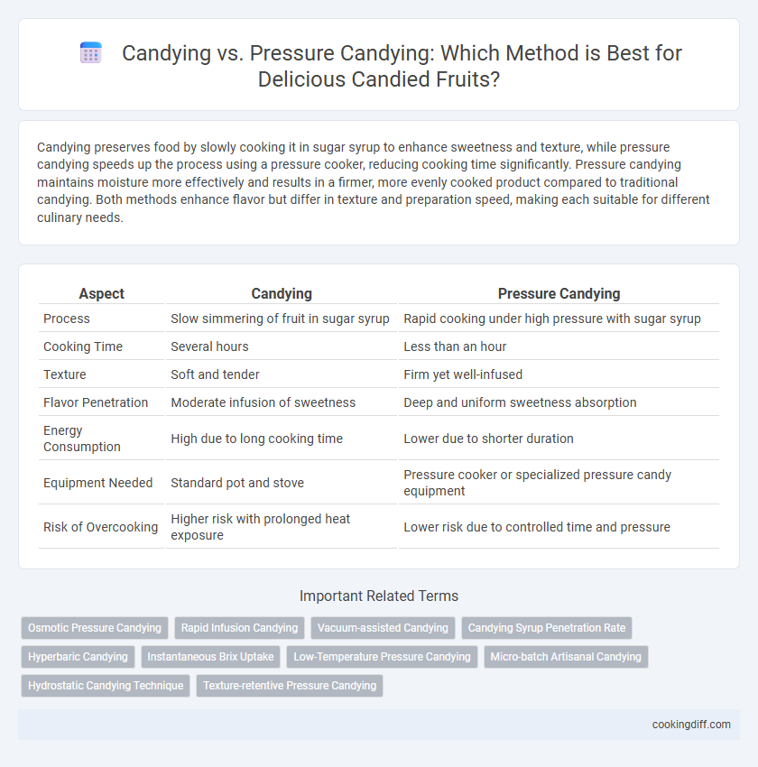Candying vs. Pressure Candying: Which Method is Best for Delicious Candied Fruits?