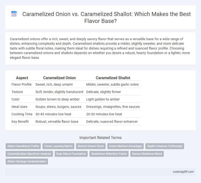 Caramelized Onion vs. Caramelized Shallot: Which Makes the Best Flavor Base?