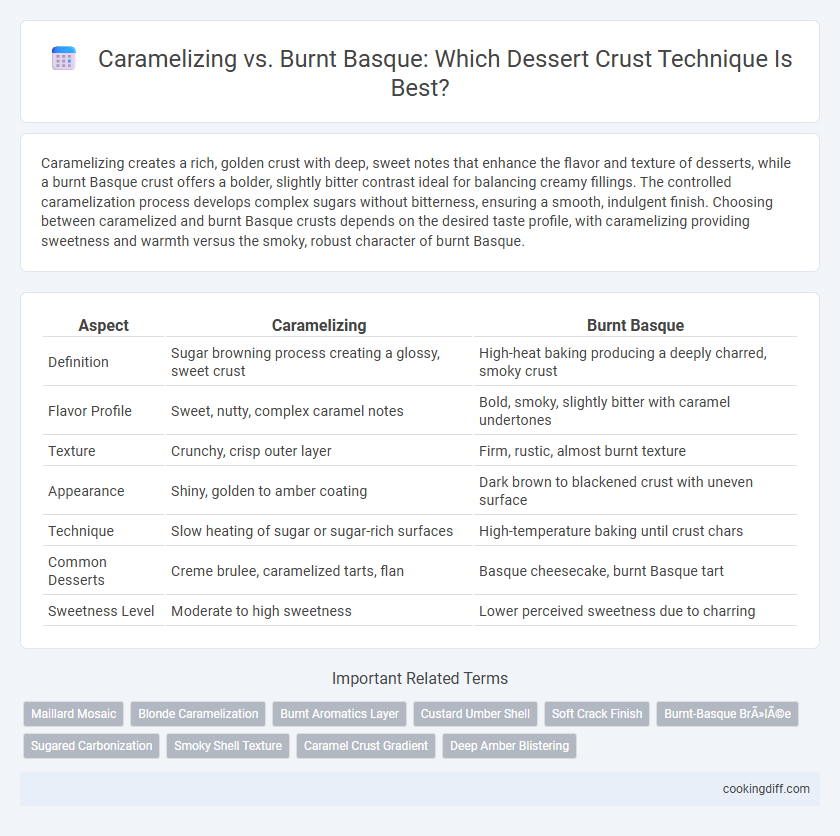 Caramelizing vs. Burnt Basque: Which Dessert Crust Technique Is Best?