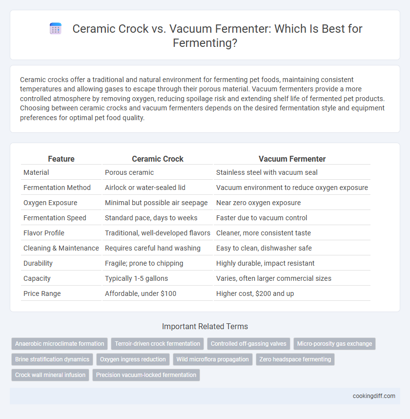 Ceramic Crock vs. Vacuum Fermenter: Which Is Best for Fermenting?