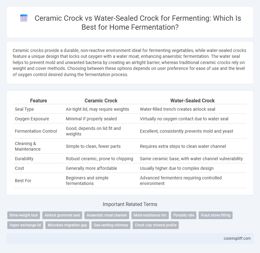 Ceramic Crock vs Water-Sealed Crock for Fermenting: Which Is Best for Home Fermentation?