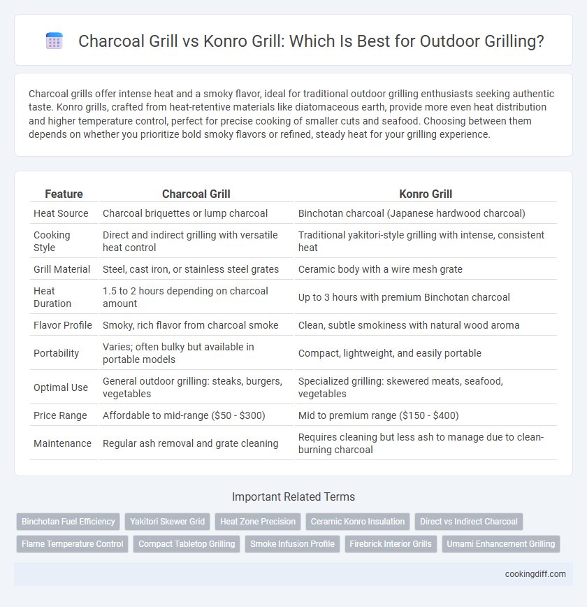 Charcoal Grill vs Konro Grill: Which Is Best for Outdoor Grilling?