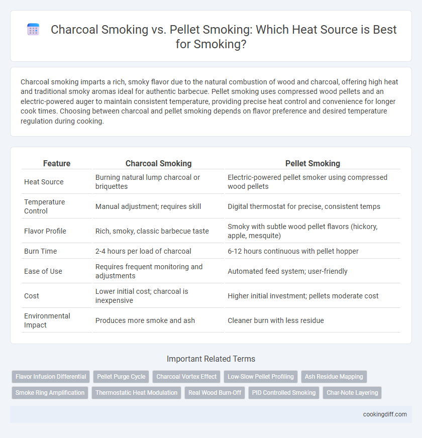 Charcoal Smoking vs. Pellet Smoking: Which Heat Source is Best for Smoking?