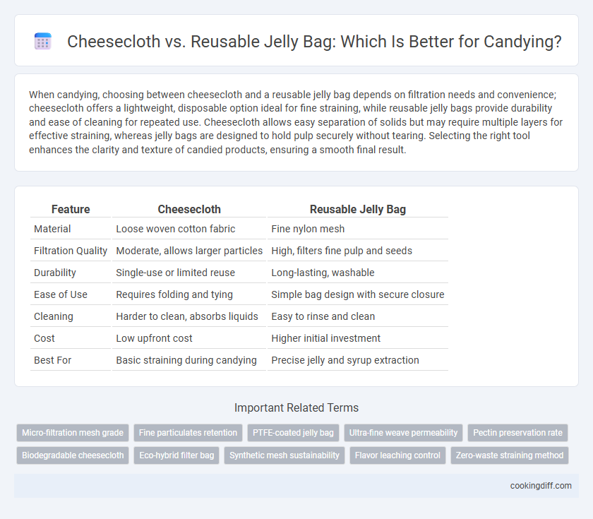 Cheesecloth vs. Reusable Jelly Bag: Which Is Better for Candying?