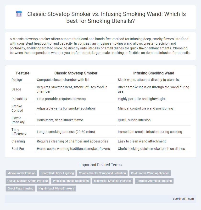 Classic Stovetop Smoker vs. Infusing Smoking Wand: Which Is Best for Smoking Utensils?