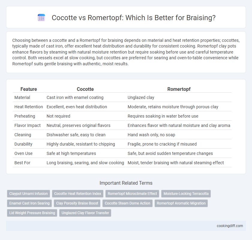 Cocotte vs Romertopf: Which Is Better for Braising?