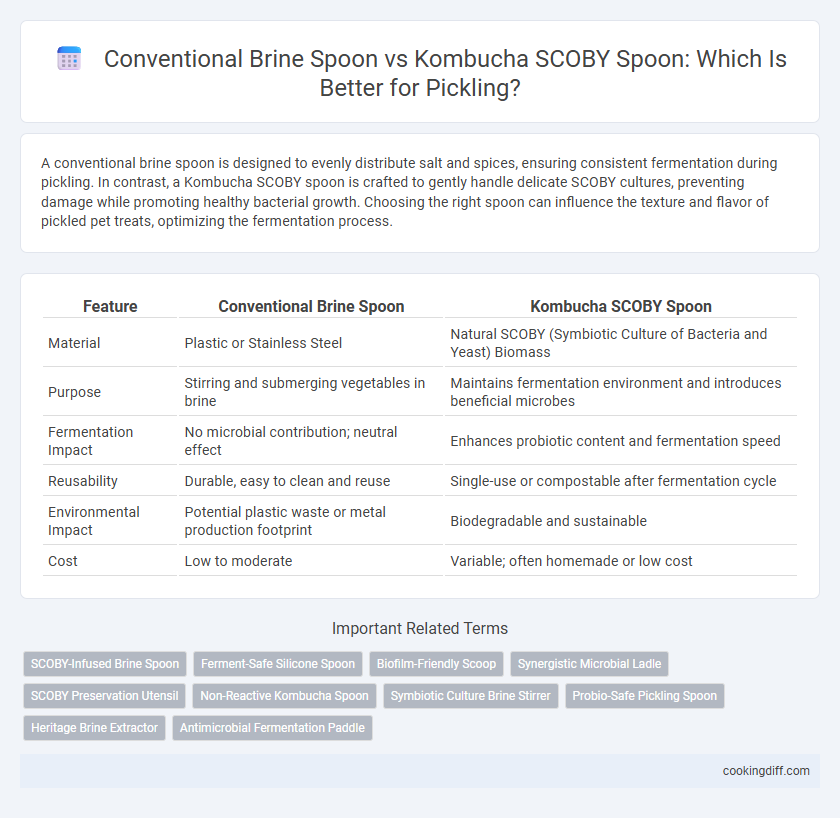 Conventional Brine Spoon vs Kombucha SCOBY Spoon: Which Is Better for Pickling?
