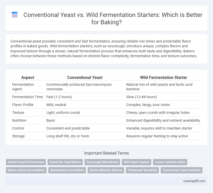 Conventional Yeast vs. Wild Fermentation Starters: Which Is Better for Baking?