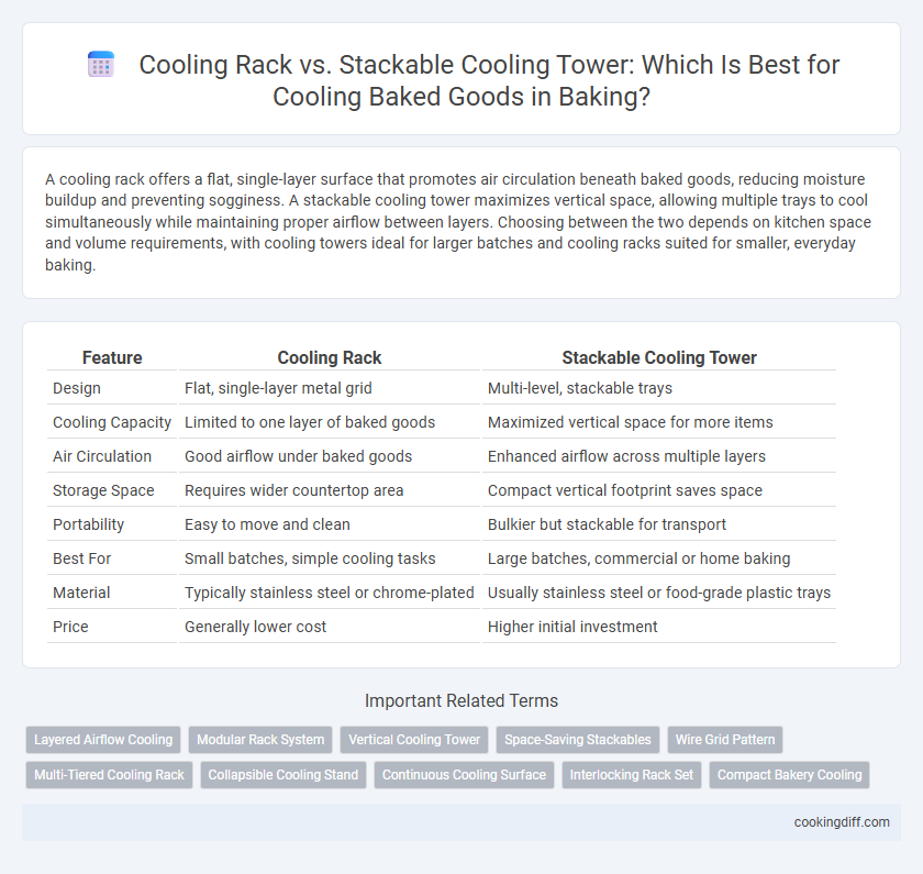 Cooling Rack vs. Stackable Cooling Tower: Which Is Best for Cooling Baked Goods in Baking?