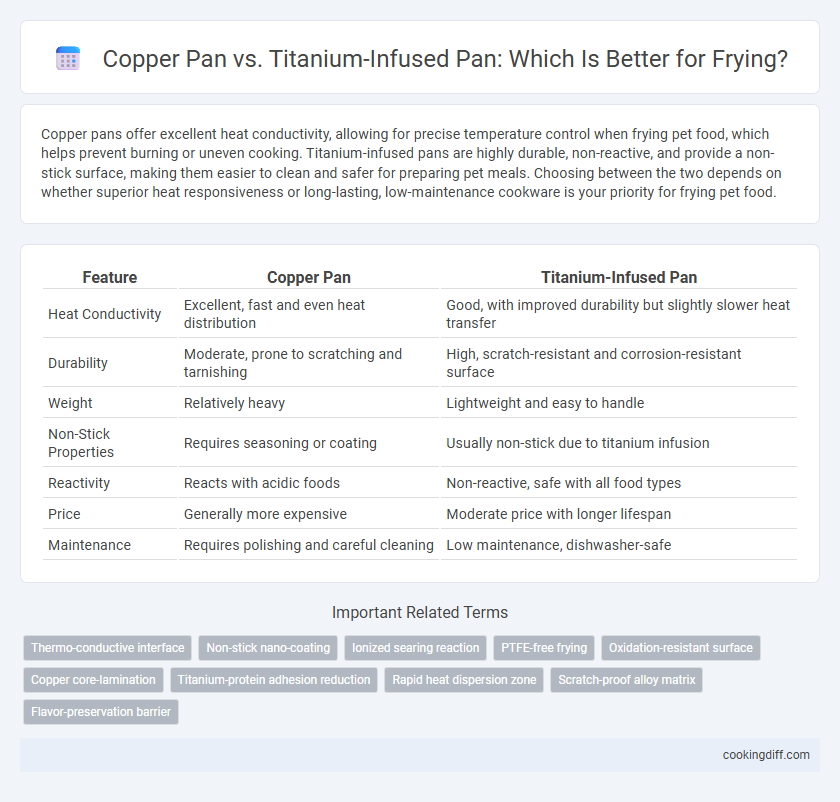 Copper Pan vs. Titanium-Infused Pan: Which Is Better for Frying?
