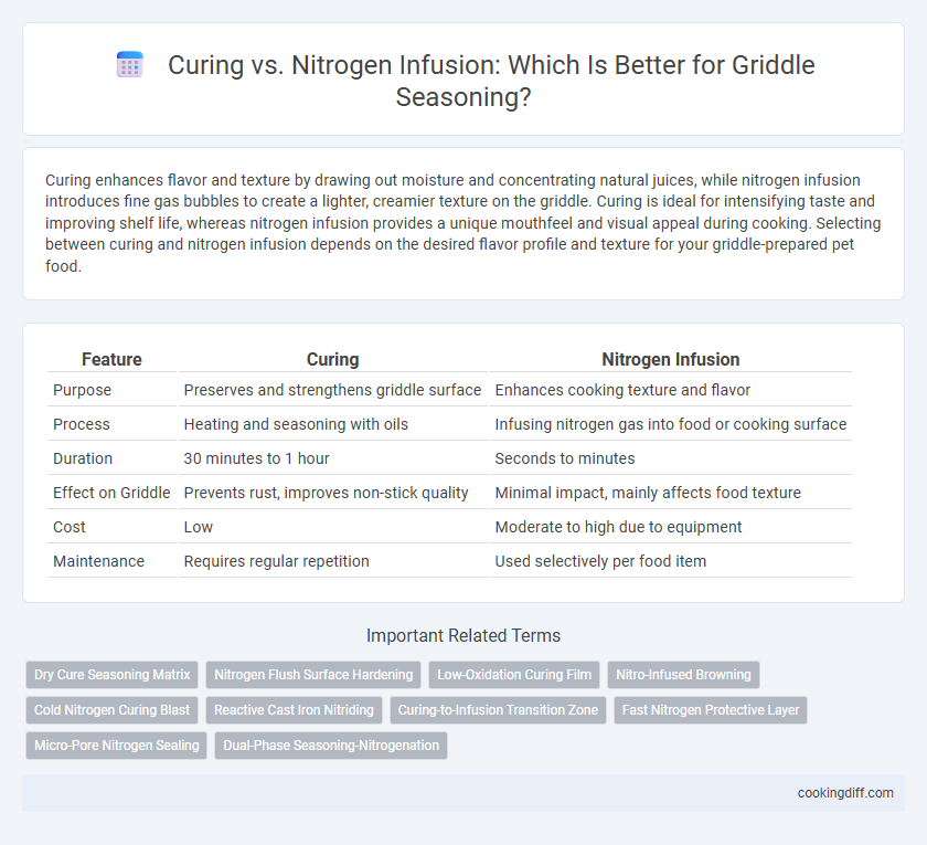 Curing vs. Nitrogen Infusion: Which Is Better for Griddle Seasoning?