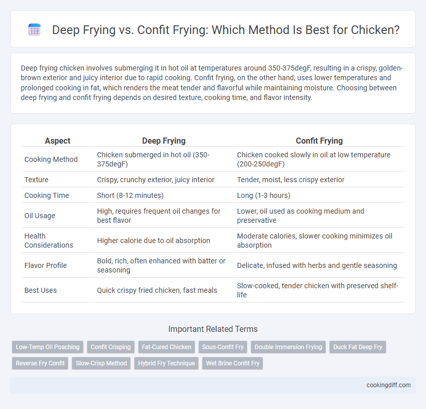 Deep Frying vs. Confit Frying: Which Method Is Best for Chicken?