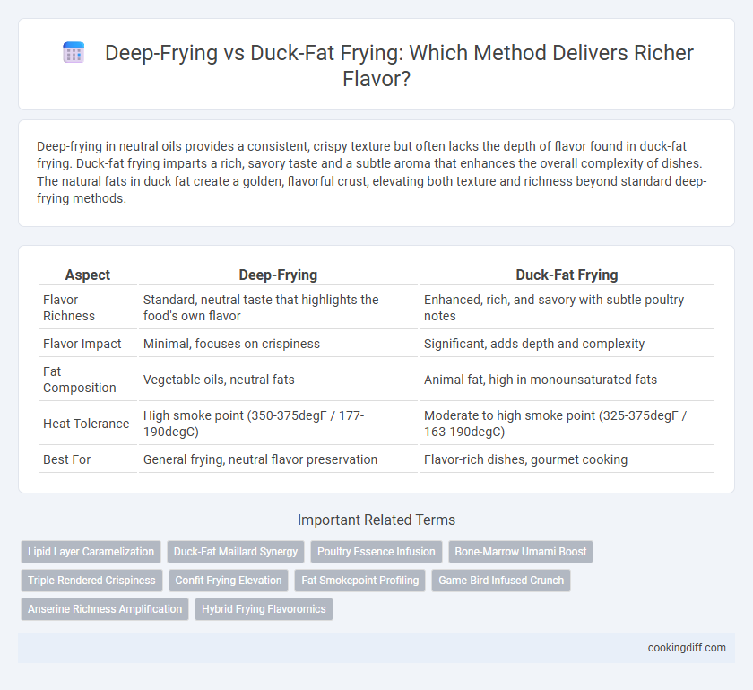 Deep-Frying vs Duck-Fat Frying: Which Method Delivers Richer Flavor?