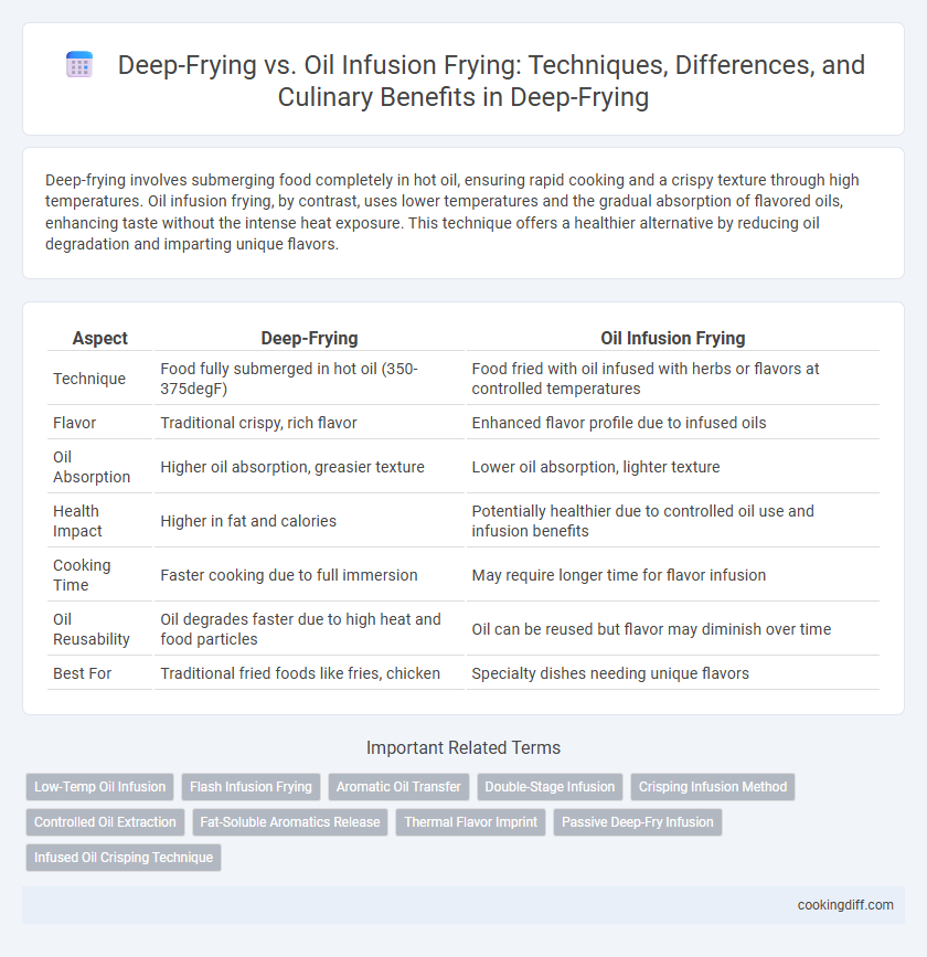 Deep-Frying vs. Oil Infusion Frying: Techniques, Differences, and Culinary Benefits in Deep-Frying