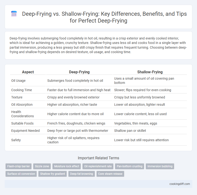 Deep-Frying vs. Shallow-Frying: Key Differences, Benefits, and Tips for Perfect Deep-Frying