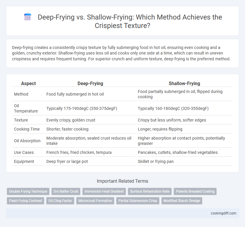 Deep-Frying vs. Shallow-Frying: Which Method Achieves the Crispiest Texture?