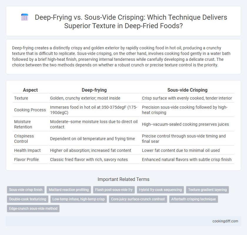 Deep-Frying vs. Sous-Vide Crisping: Which Technique Delivers Superior Texture in Deep-Fried Foods?