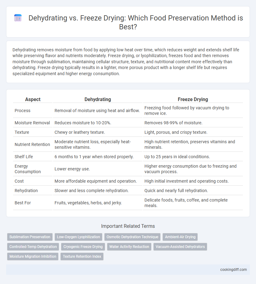 Dehydrating vs. Freeze Drying: Which Food Preservation Method is Best?