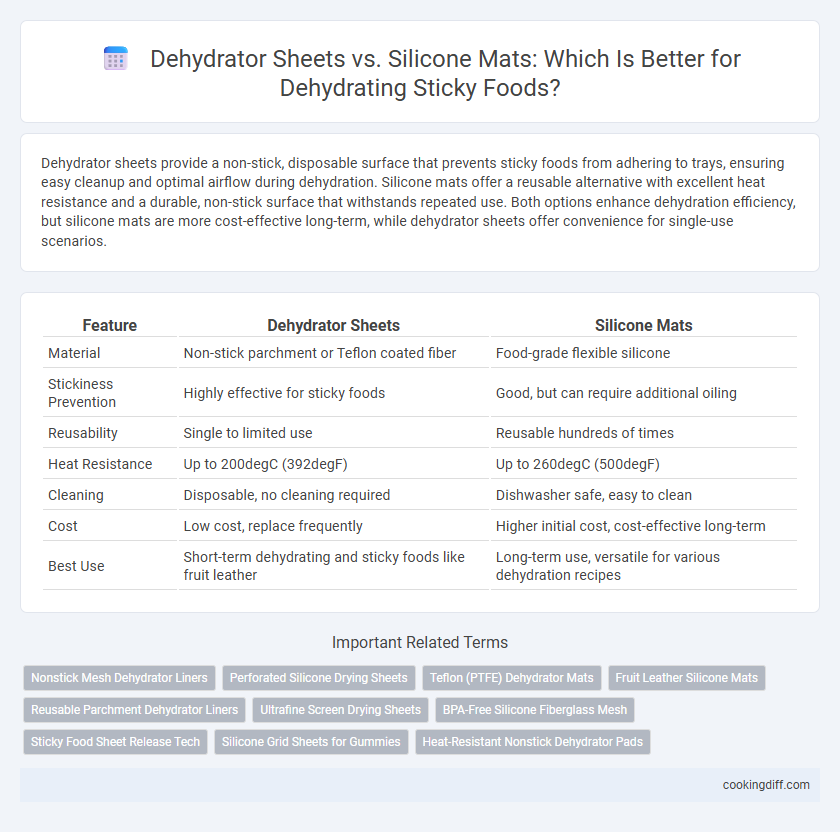 Dehydrator Sheets vs. Silicone Mats: Which Is Better for Dehydrating Sticky Foods?