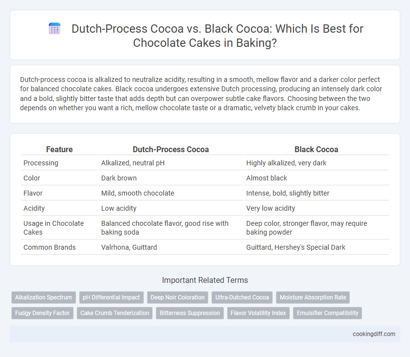 Dutch-Process Cocoa vs. Black Cocoa: Which Is Best for Chocolate Cakes in Baking?