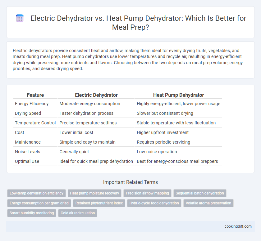 Electric Dehydrator vs. Heat Pump Dehydrator: Which Is Better for Meal Prep?
