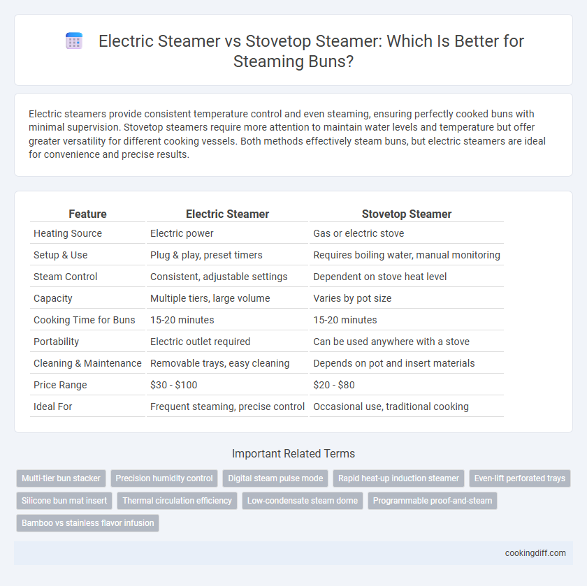 Electric Steamer vs Stovetop Steamer: Which Is Better for Steaming Buns?