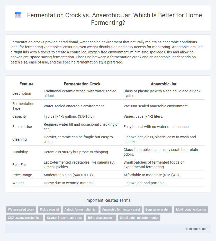 Fermentation Crock vs. Anaerobic Jar: Which Is Better for Home Fermenting?
