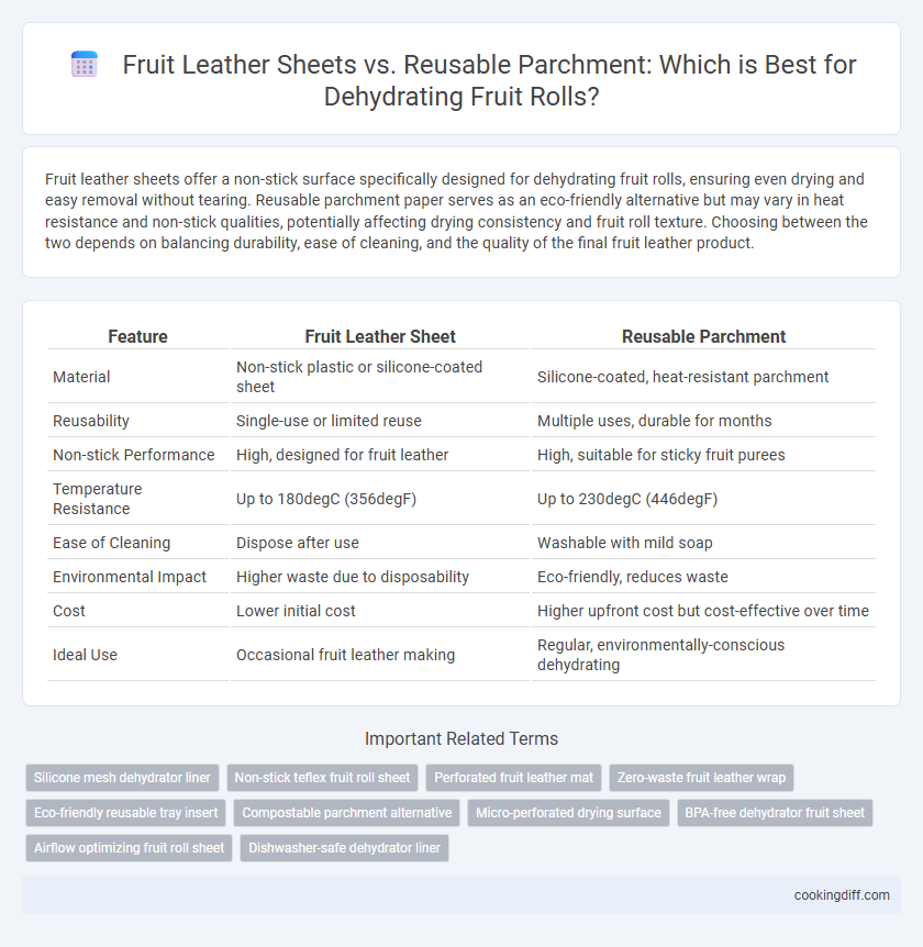 Fruit Leather Sheets vs. Reusable Parchment: Which is Best for Dehydrating Fruit Rolls?