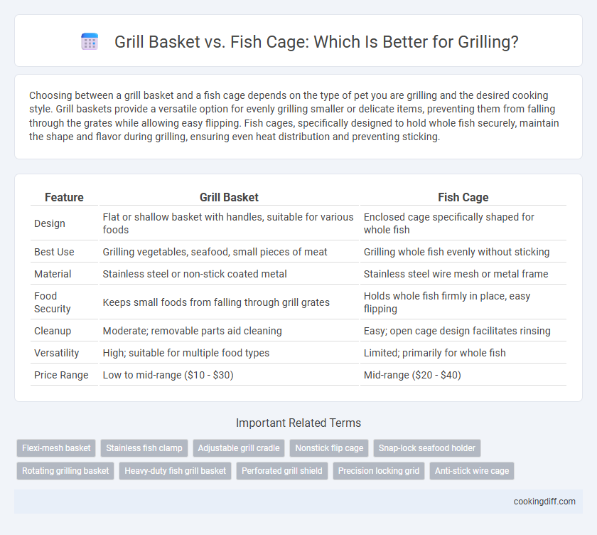 Grill Basket vs. Fish Cage: Which Is Better for Grilling?