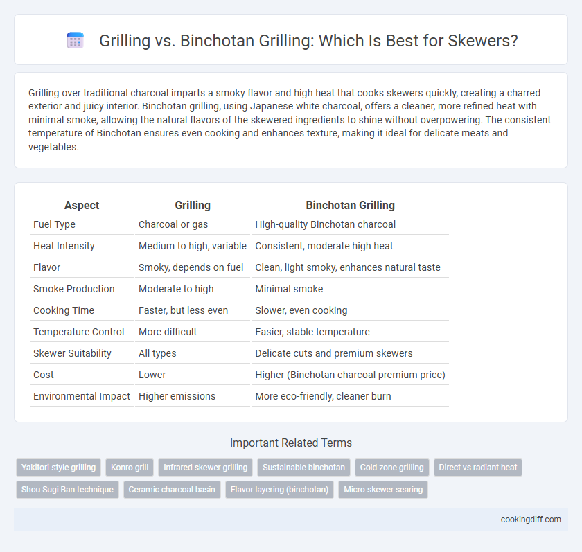 Grilling vs. Binchotan Grilling: Which Is Best for Skewers?
