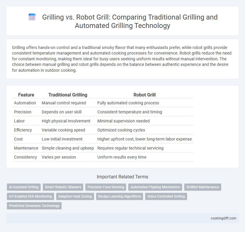Grilling vs. Robot Grill: Comparing Traditional Grilling and Automated Grilling Technology