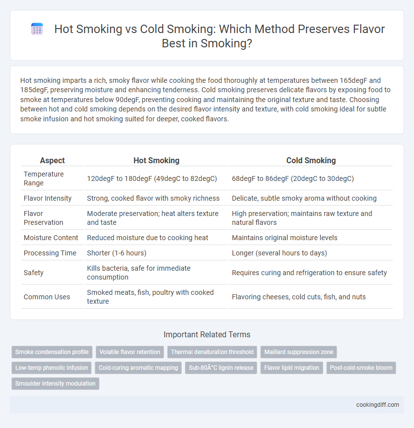 Hot Smoking vs Cold Smoking: Which Method Preserves Flavor Best in Smoking?