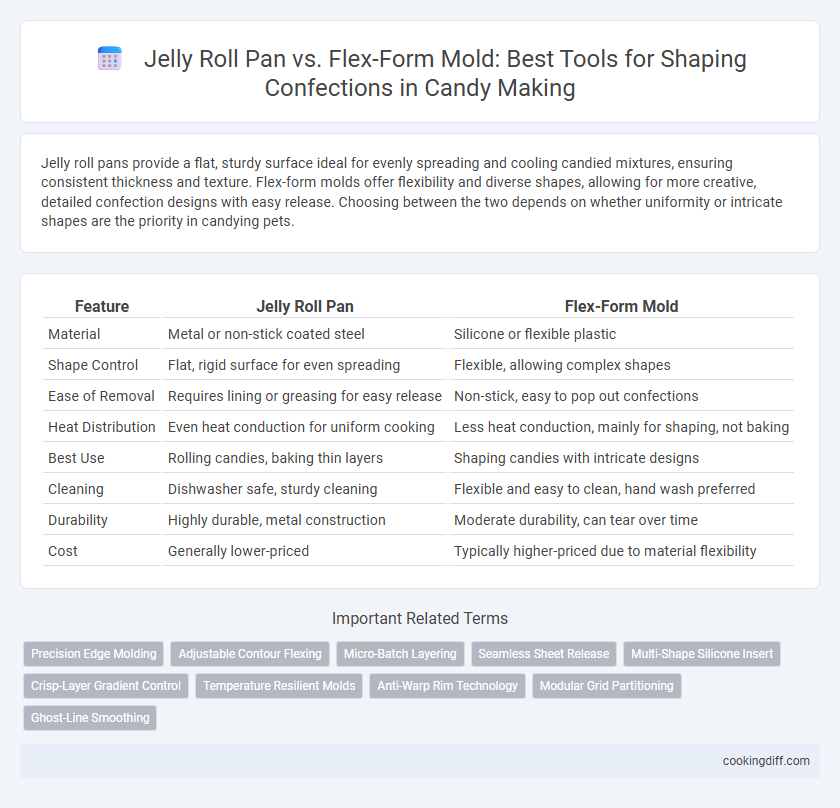 Jelly Roll Pan vs. Flex-Form Mold: Best Tools for Shaping Confections in Candy Making