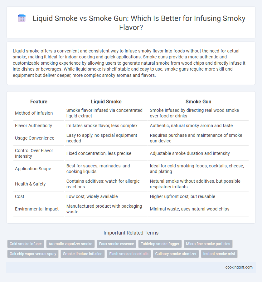 Liquid Smoke vs Smoke Gun: Which Is Better for Infusing Smoky Flavor?