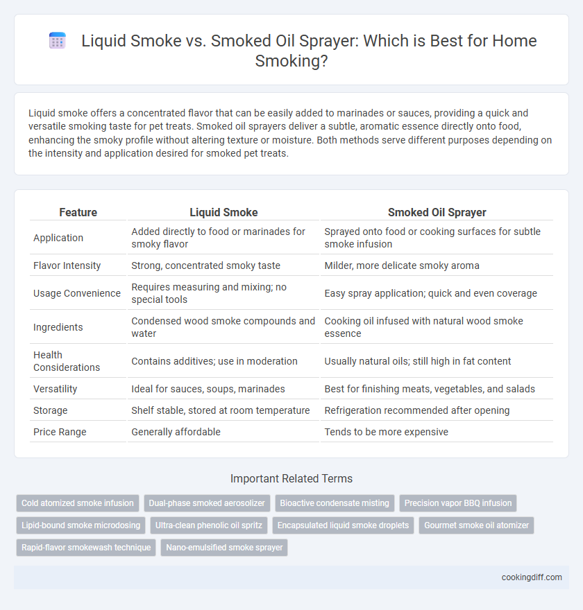 Liquid Smoke vs. Smoked Oil Sprayer: Which is Best for Home Smoking?