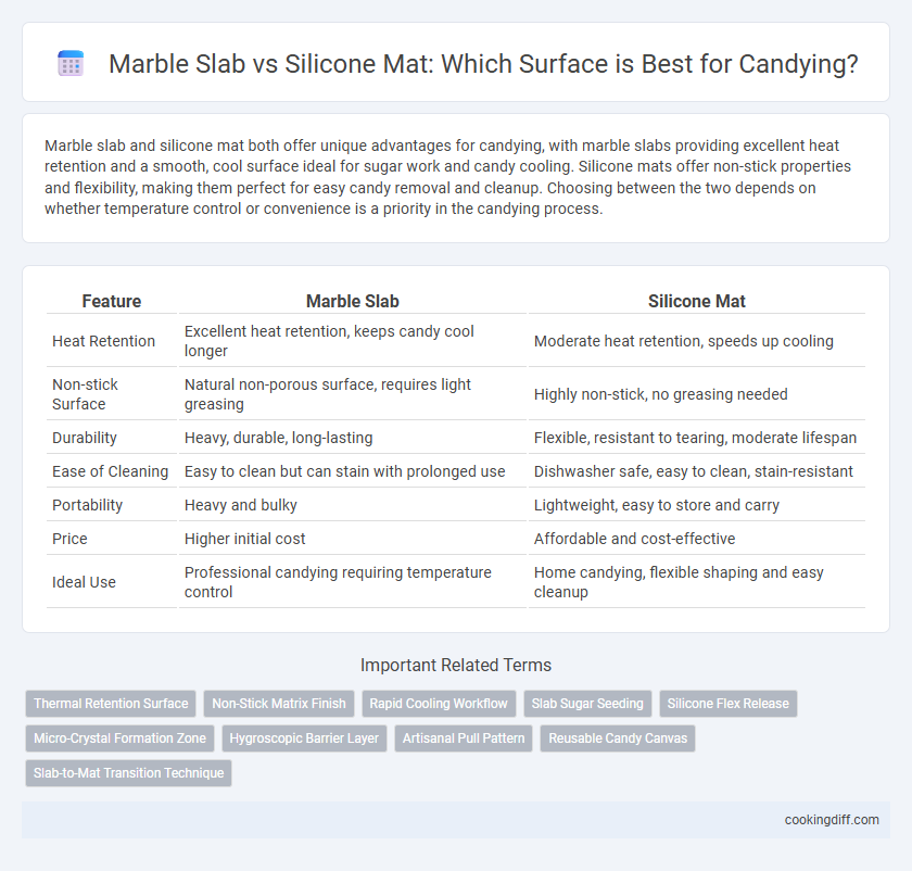 Marble Slab vs Silicone Mat: Which Surface is Best for Candying?