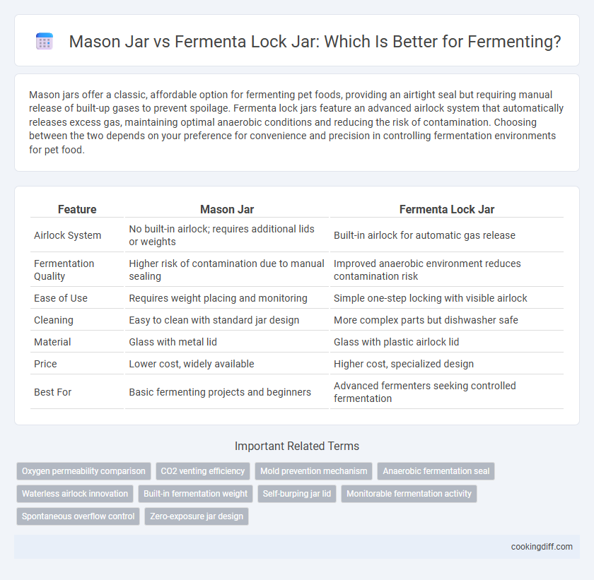 Mason Jar vs Fermenta Lock Jar: Which Is Better for Fermenting?