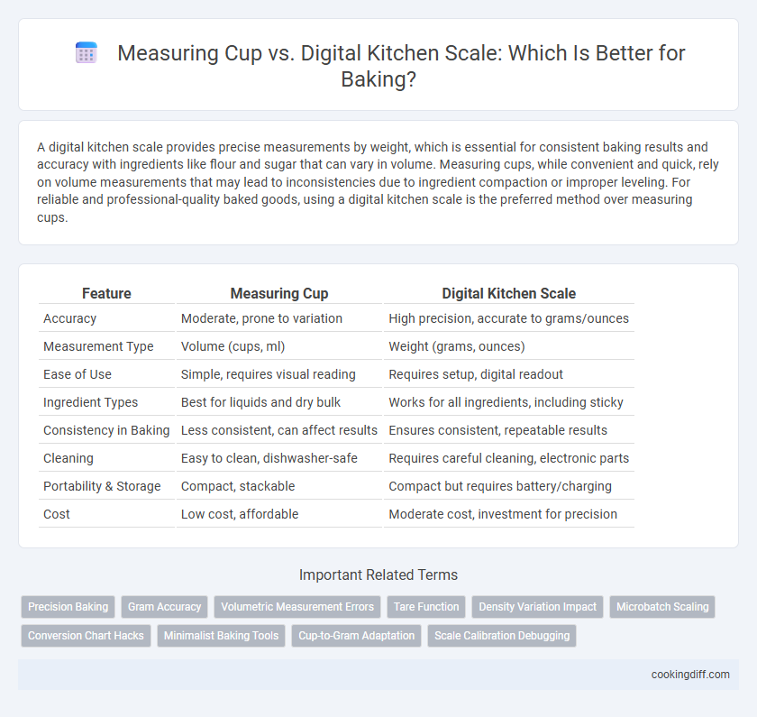 Measuring Cup vs. Digital Kitchen Scale: Which Is Better for Baking?