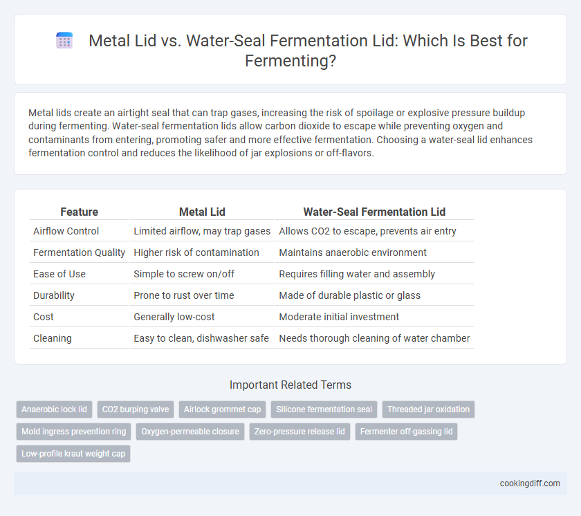 Metal Lid vs. Water-Seal Fermentation Lid: Which Is Best for Fermenting?