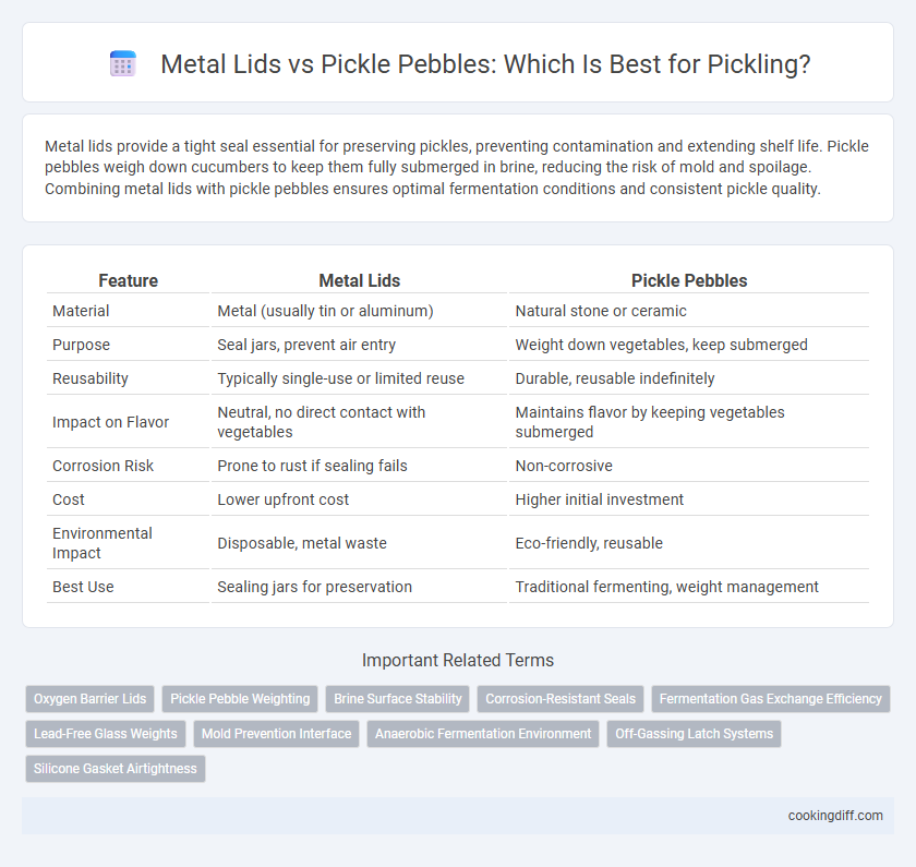Metal Lids vs Pickle Pebbles: Which Is Best for Pickling?