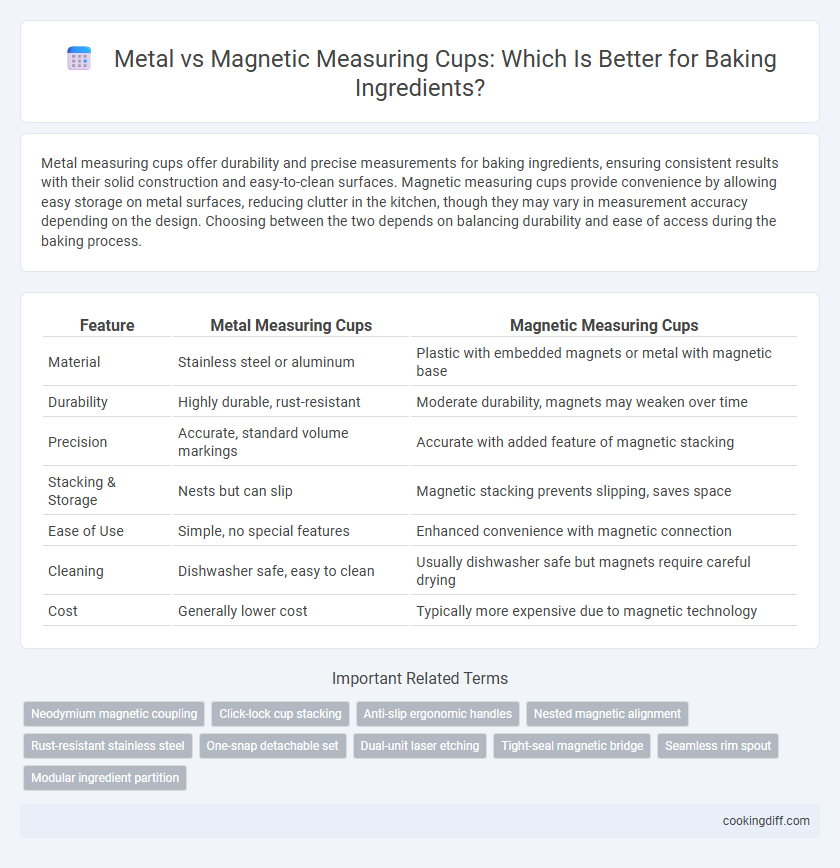 Metal vs Magnetic Measuring Cups: Which Is Better for Baking Ingredients?