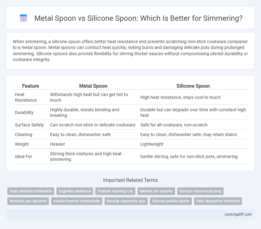 Metal Spoon vs Silicone Spoon: Which Is Better for Simmering?