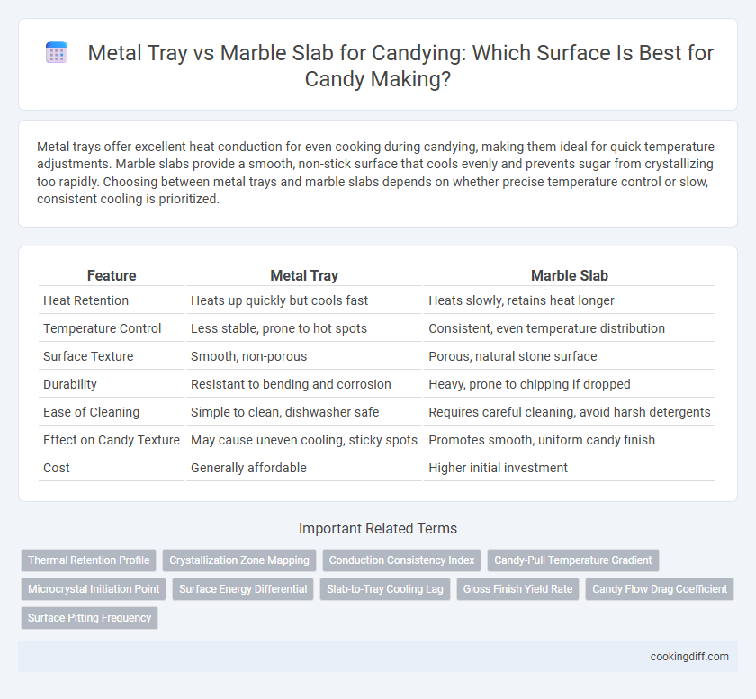 Metal Tray vs Marble Slab for Candying: Which Surface Is Best for Candy Making?