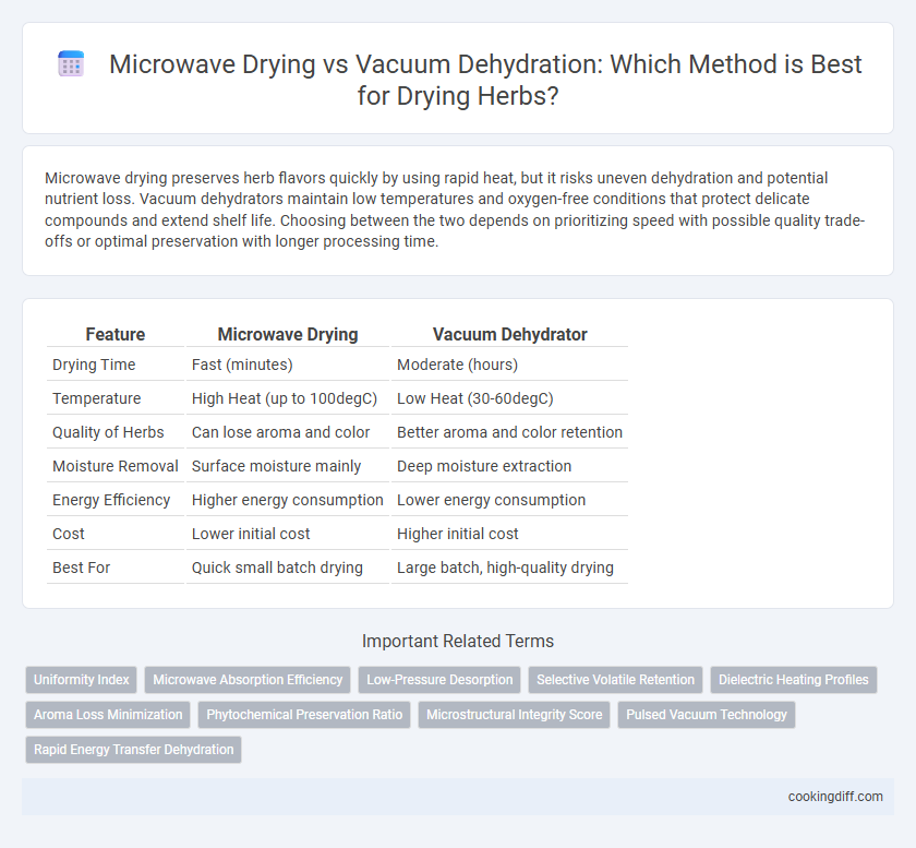 Microwave Drying vs Vacuum Dehydration: Which Method is Best for Drying Herbs?